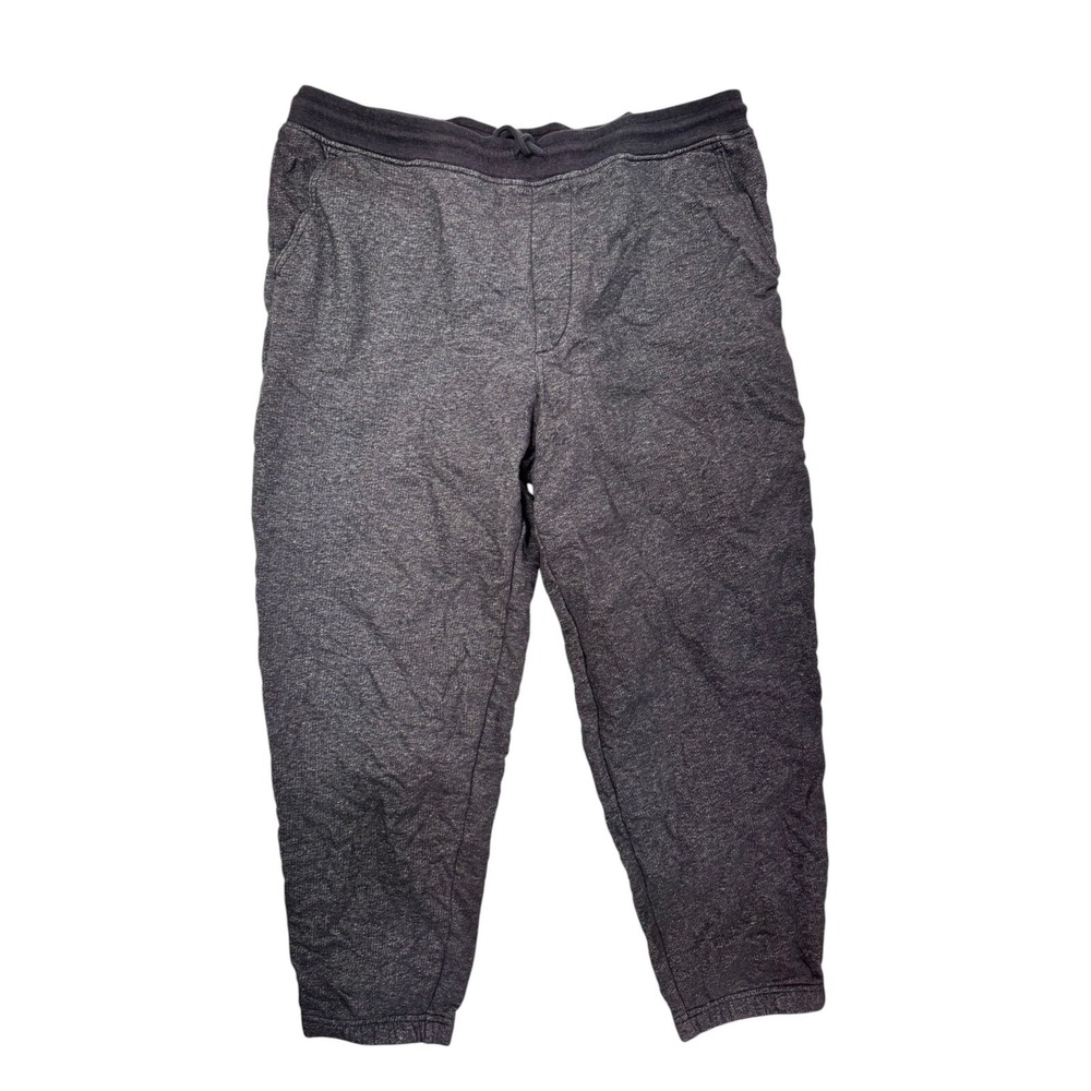 Patagonia Mahnya Fleece Sweatpants Mens XL Organic Cotton Blend Black